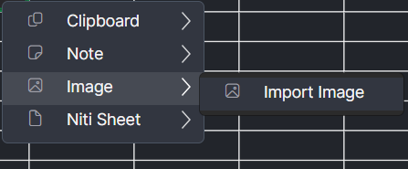 Import image